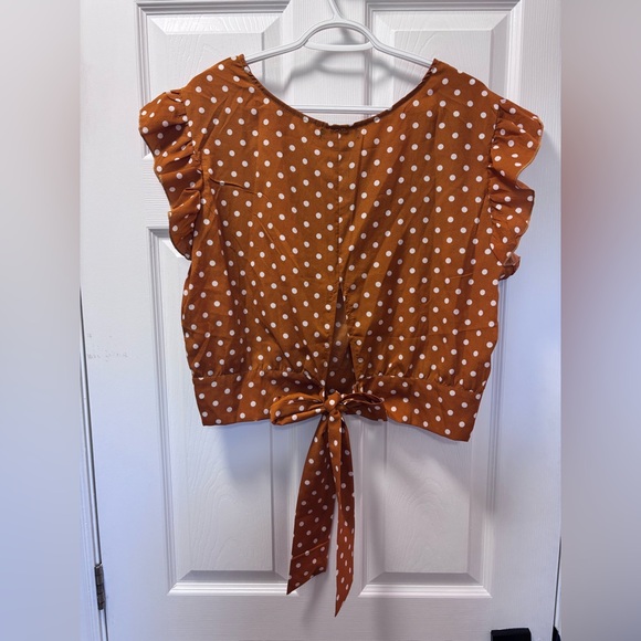 Jeuvre Rust Blouse - Picture 2 of 6